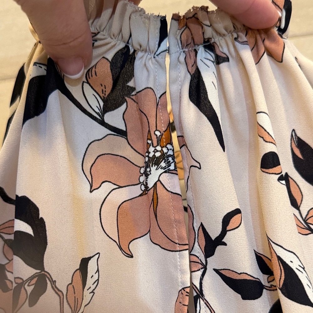 Floral Print Women's Tank - Picture 3 of 3